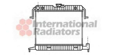 VAN WEZEL 37002087 -  Радиатор, охлаждение двигателя
